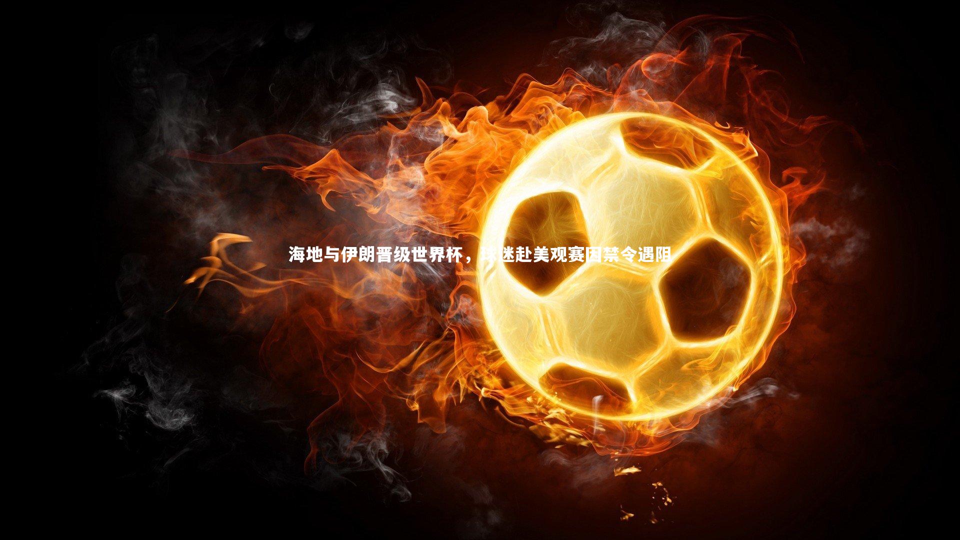 九游体育登录入口：海地与伊朗晋级世界杯，球迷赴美观赛因禁令遇阻